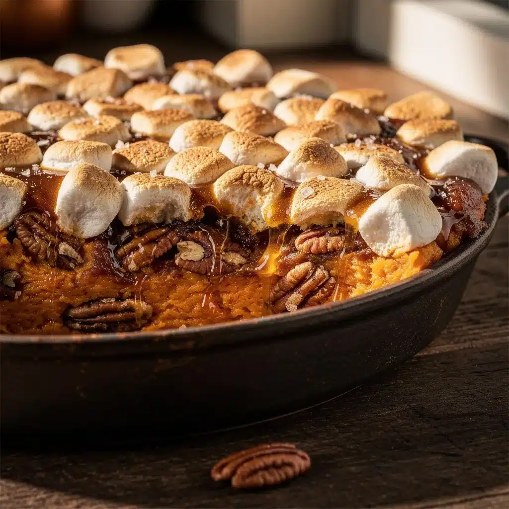 best caramelized maple pecan sweet potato casserole preparation steps