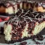 black velvet spider web cheesecake - featured image