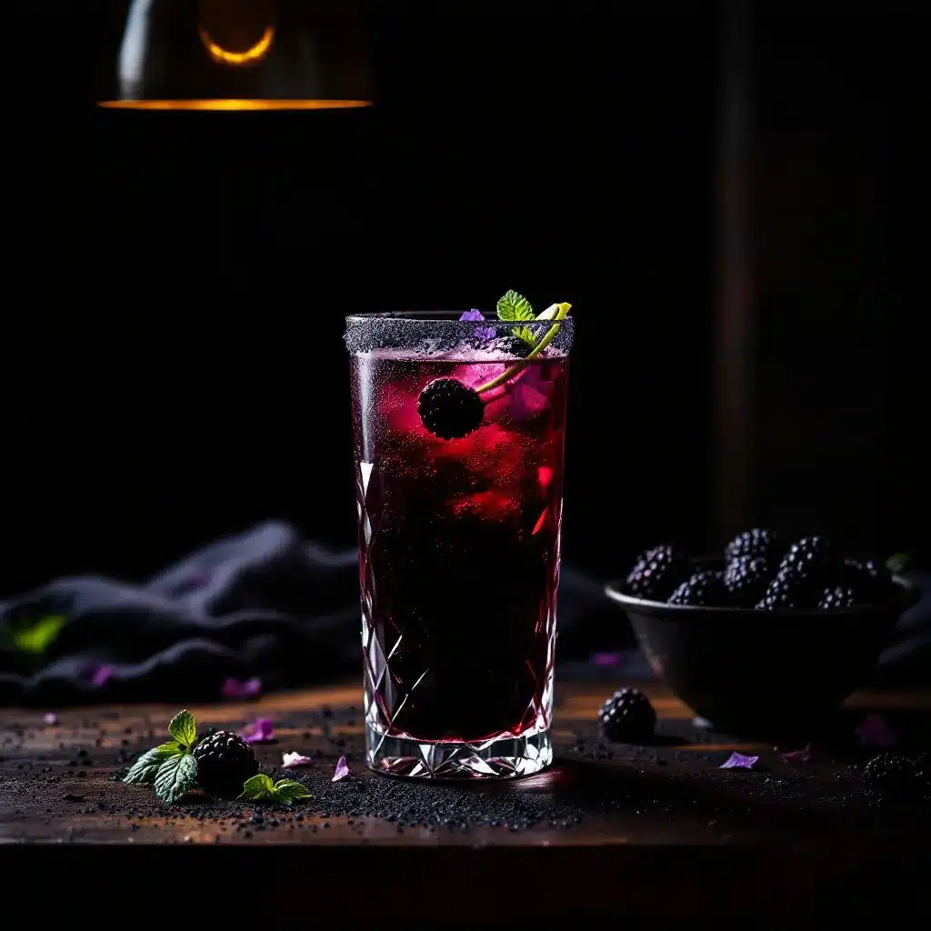 black widow blackberry rum punch preparation steps