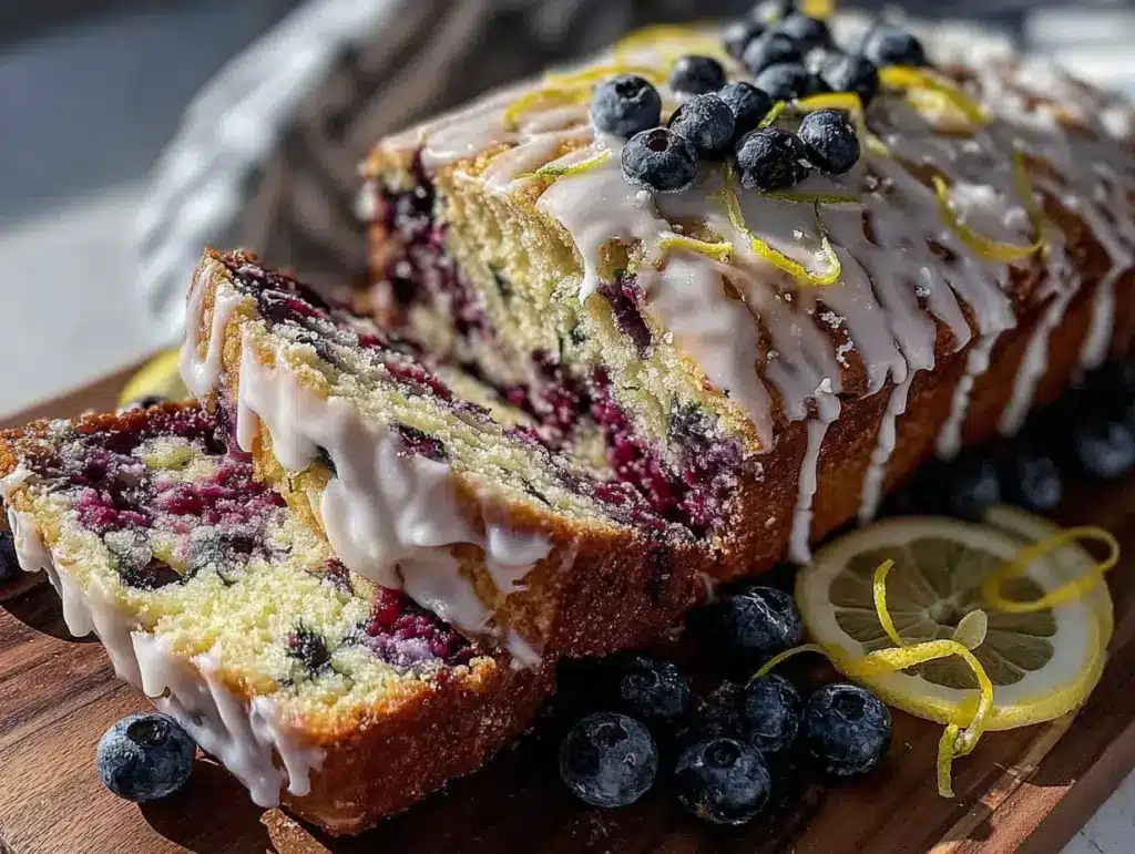 blueberry zucchini bread - featured image