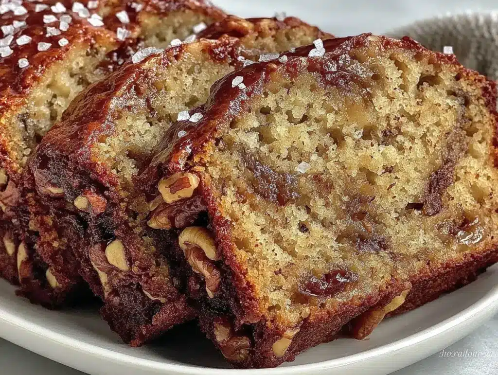 brown butter banana bread - featured image