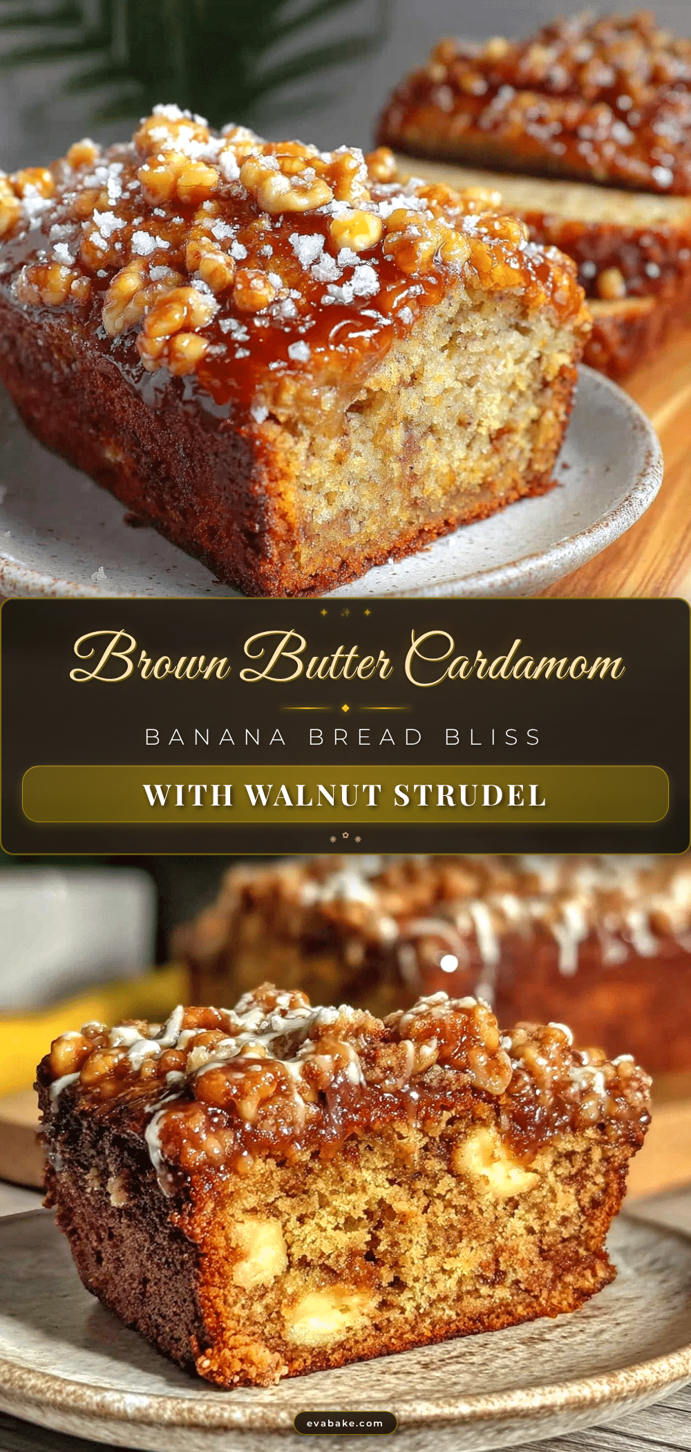 brown butter cardamom banana bread recipe