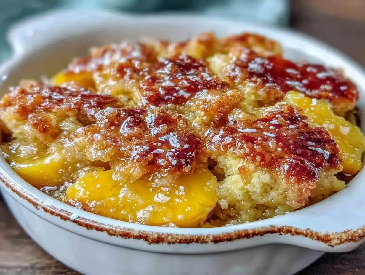 brown butter peach cobbler preparation steps