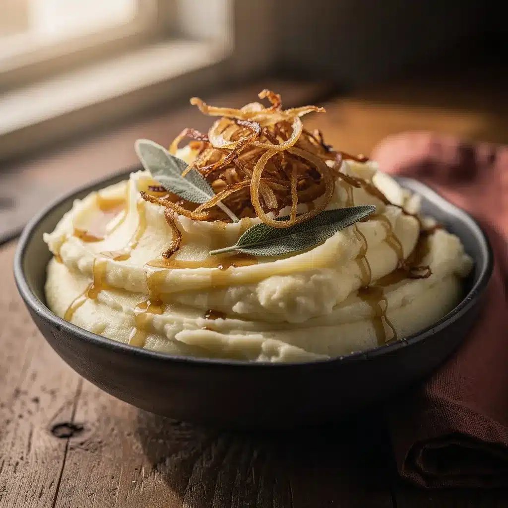 brown butter sage mashed potatoes preparation steps