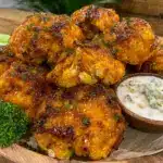 buffalo cauliflower bites - featured image
