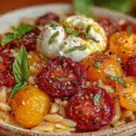 Caprese orzo pasta salad - featured image