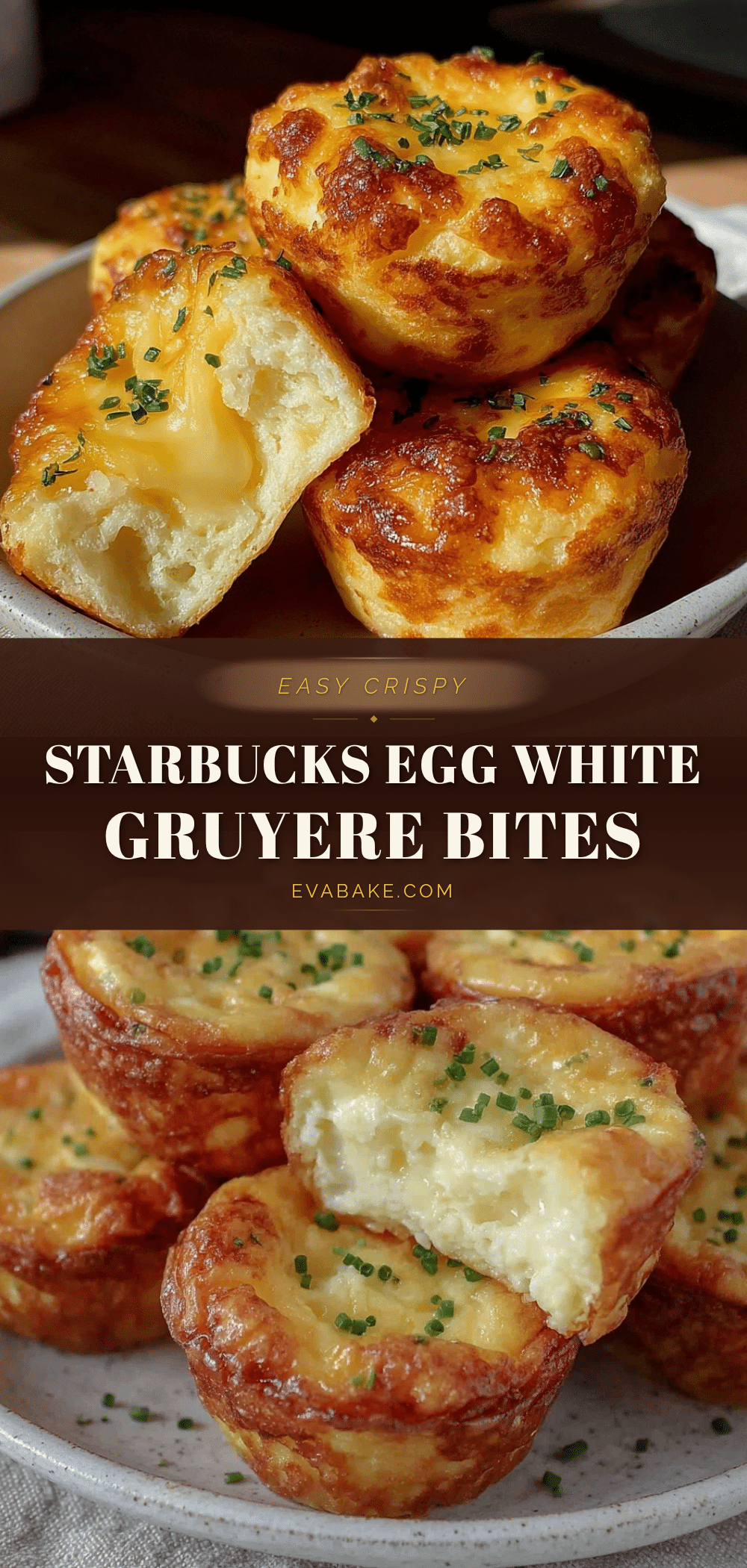 copycat Starbucks sous vide egg white and Gruyere bites recipe