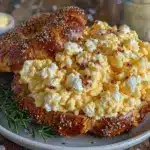 cottage cheese scrambled eggs - featured image