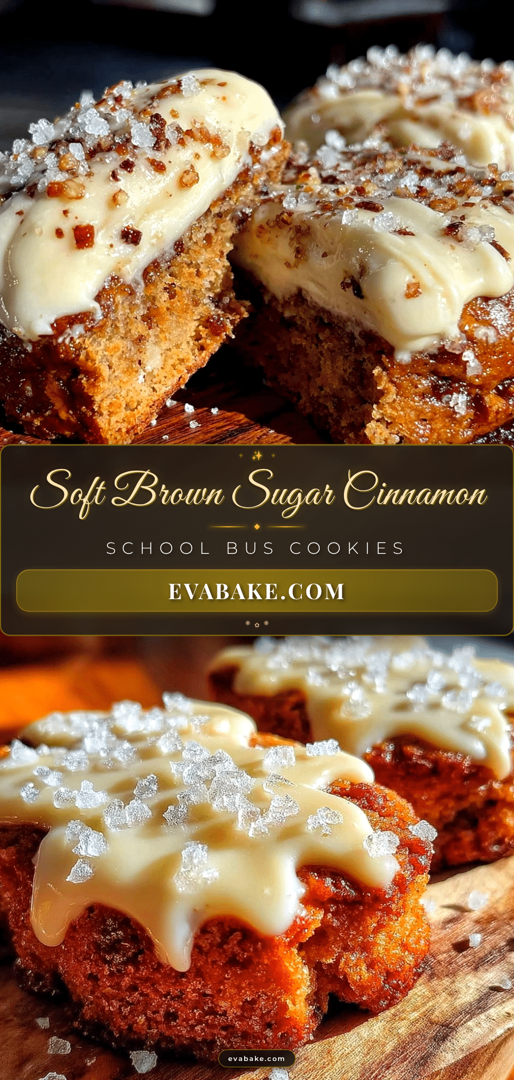 cozy frosted brown sugar cinnamon school bus cookies recipe