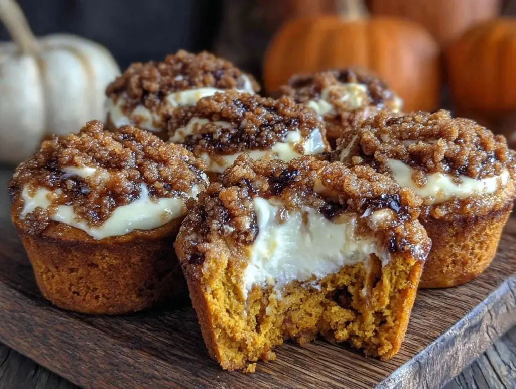 Cozy Pumpkin Cream Cheese Swirl Muffins - featured image