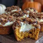 Cozy Pumpkin Cream Cheese Swirl Muffins - featured image