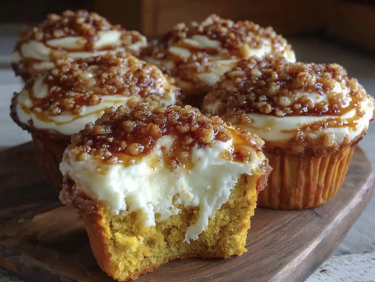 Cozy Pumpkin Cream Cheese Swirl Muffins preparation steps