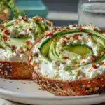 cream cheese everything bagel cucumber roll-up - featured image