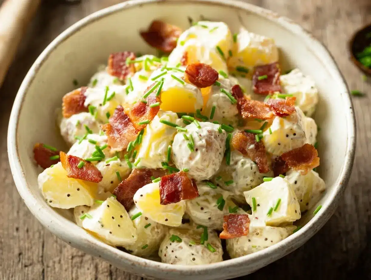 creamy classic potato salad preparation steps