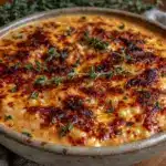 creamy crockpot butternut squash and gruyere soup - featured image