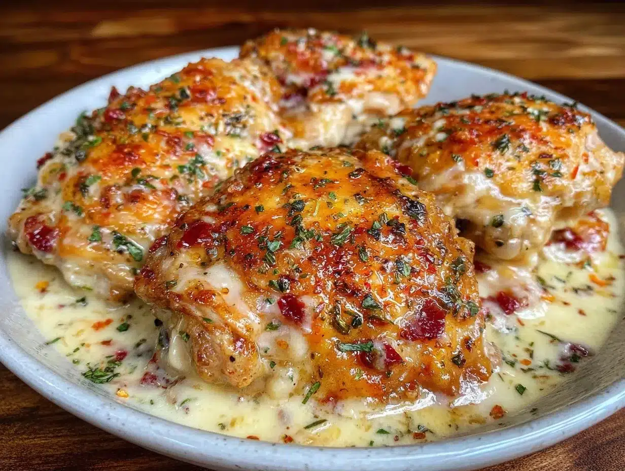 creamy marry me chicken thighs preparation steps