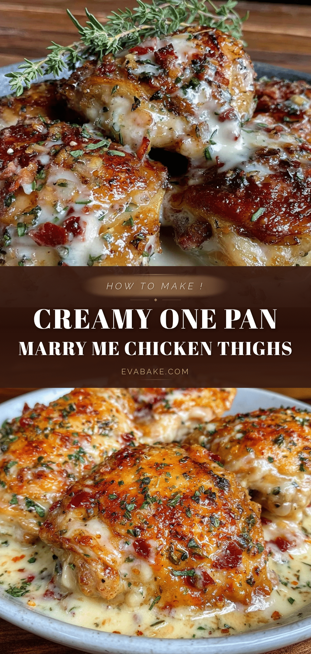 creamy marry me chicken thighs recipe
