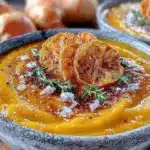 creamy roasted butternut squash soup - featured image