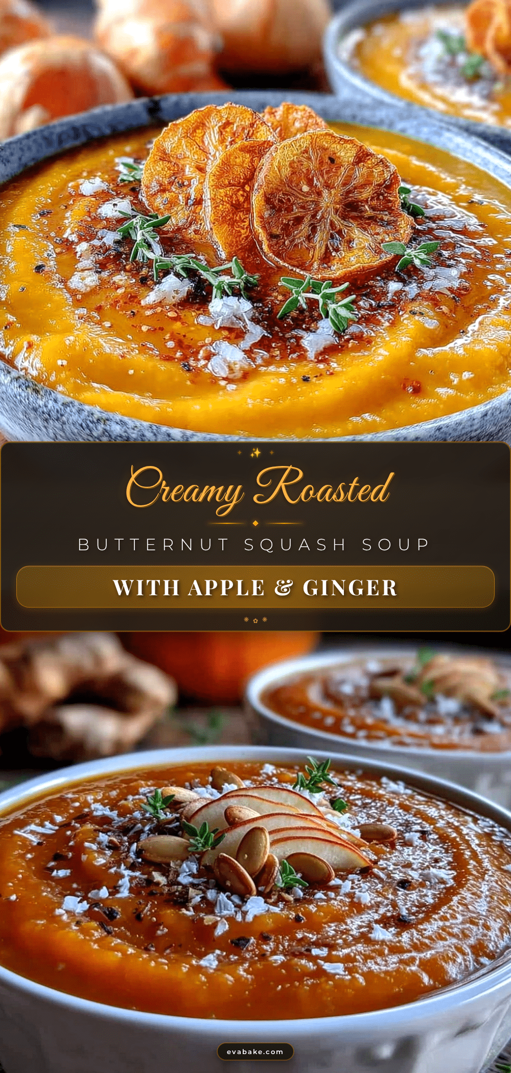 creamy roasted butternut squash soup recipe