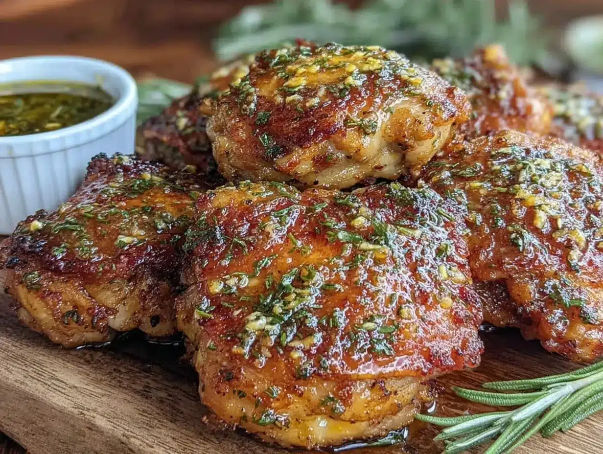 crispy air fryer chicken thighs preparation steps