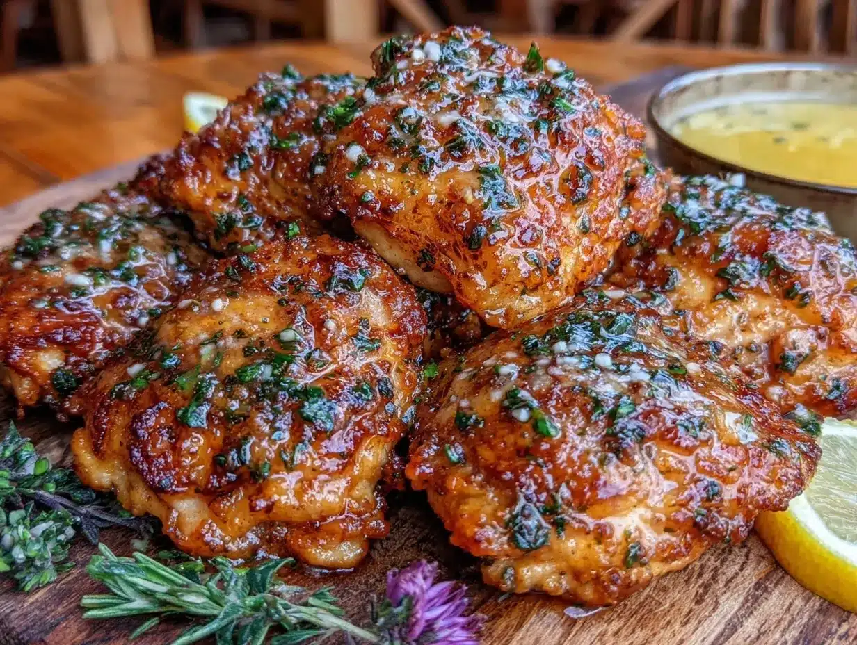 crispy air fryer parmesan chicken thighs preparation steps