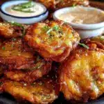 crispy beer-battered pickle chips - featured image