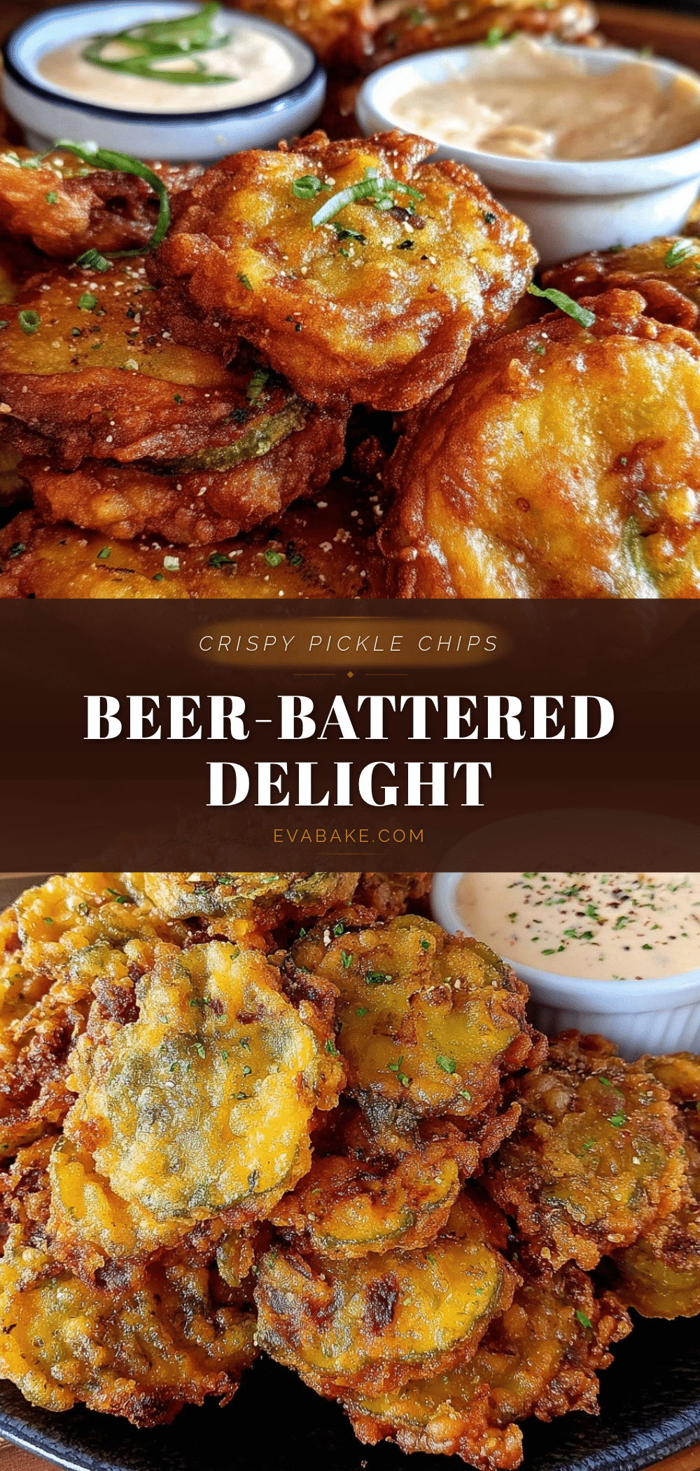 crispy beer-battered pickle chips recipe