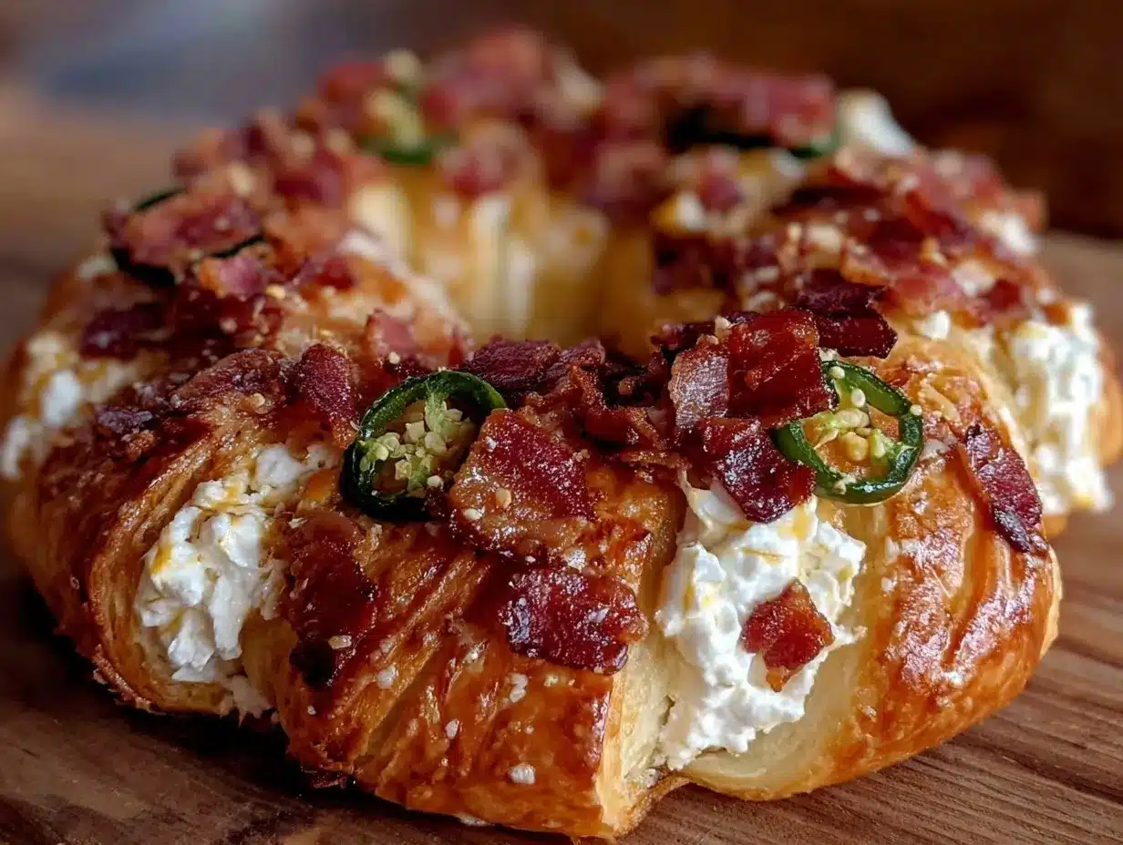 crispy jalapeño popper crescent ring preparation steps