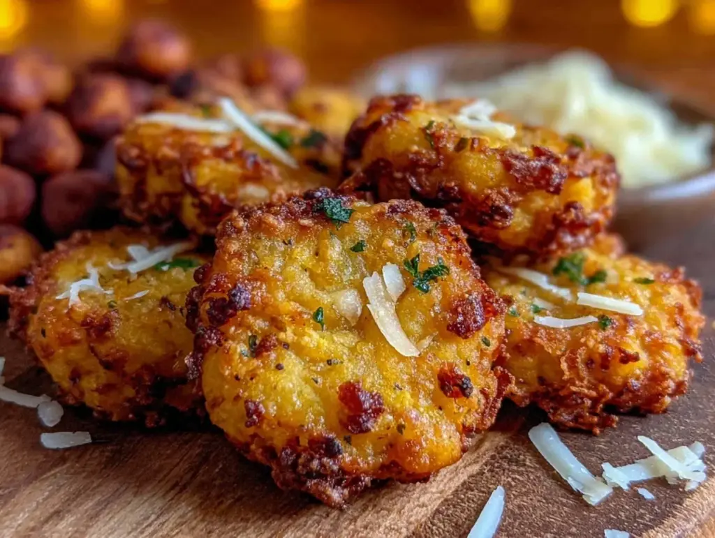 crispy parmesan chickpea snack bags - featured image