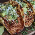 crockpot shredded chicken tacos - featured image