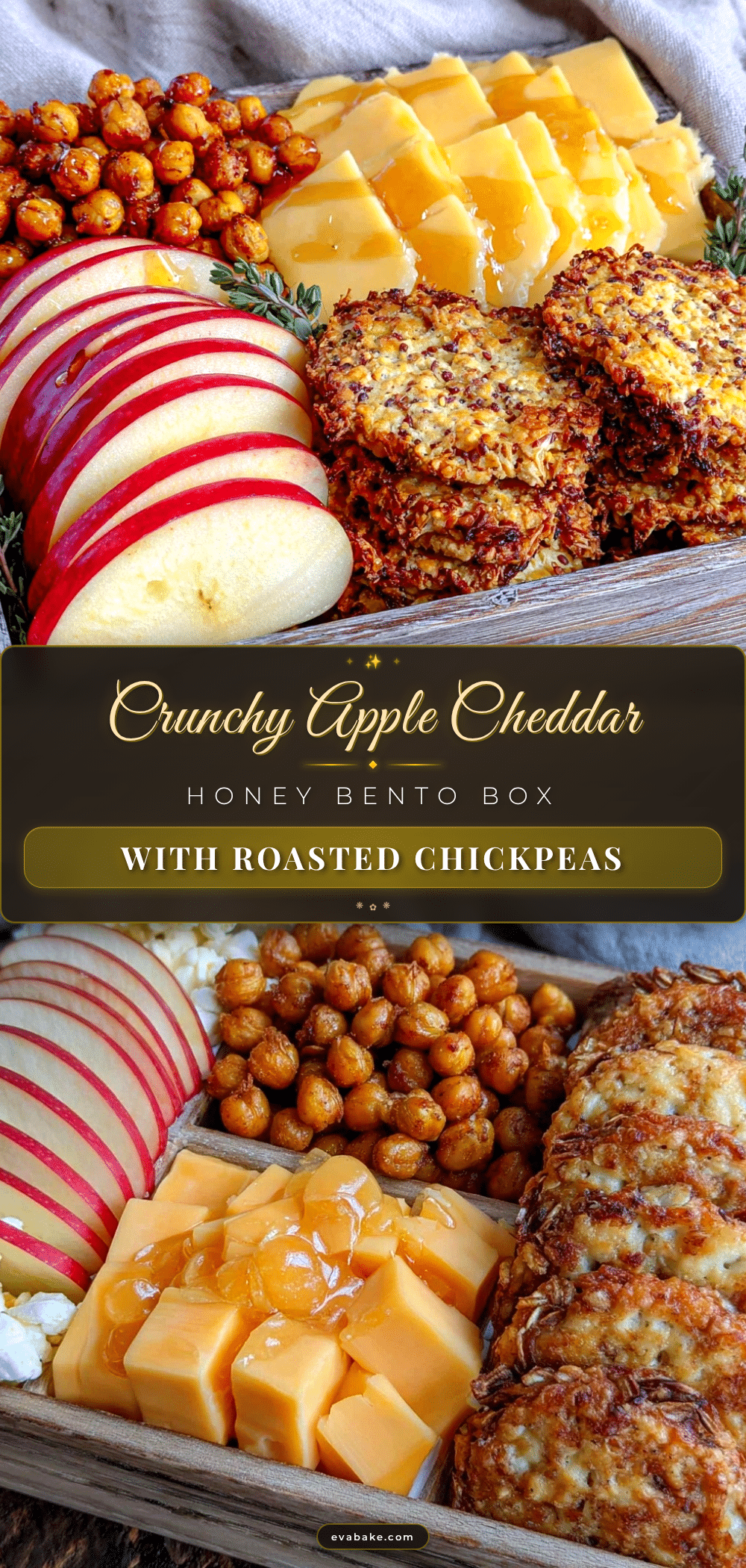 crunchy apple cheddar honey bento box recipe