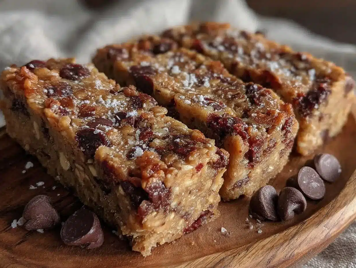 Easy Chewy No-Bake Granola Bars preparation steps