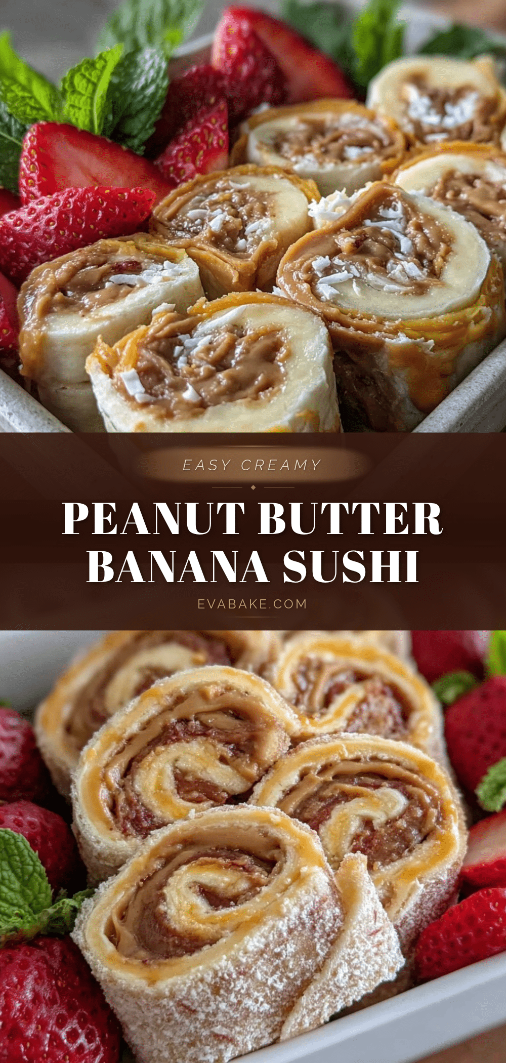 easy creamy peanut butter banana sushi roll recipe