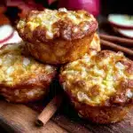 easy fluffy apple cinnamon muffins - featured image