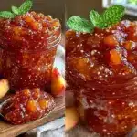 easy homemade peach jam - featured image