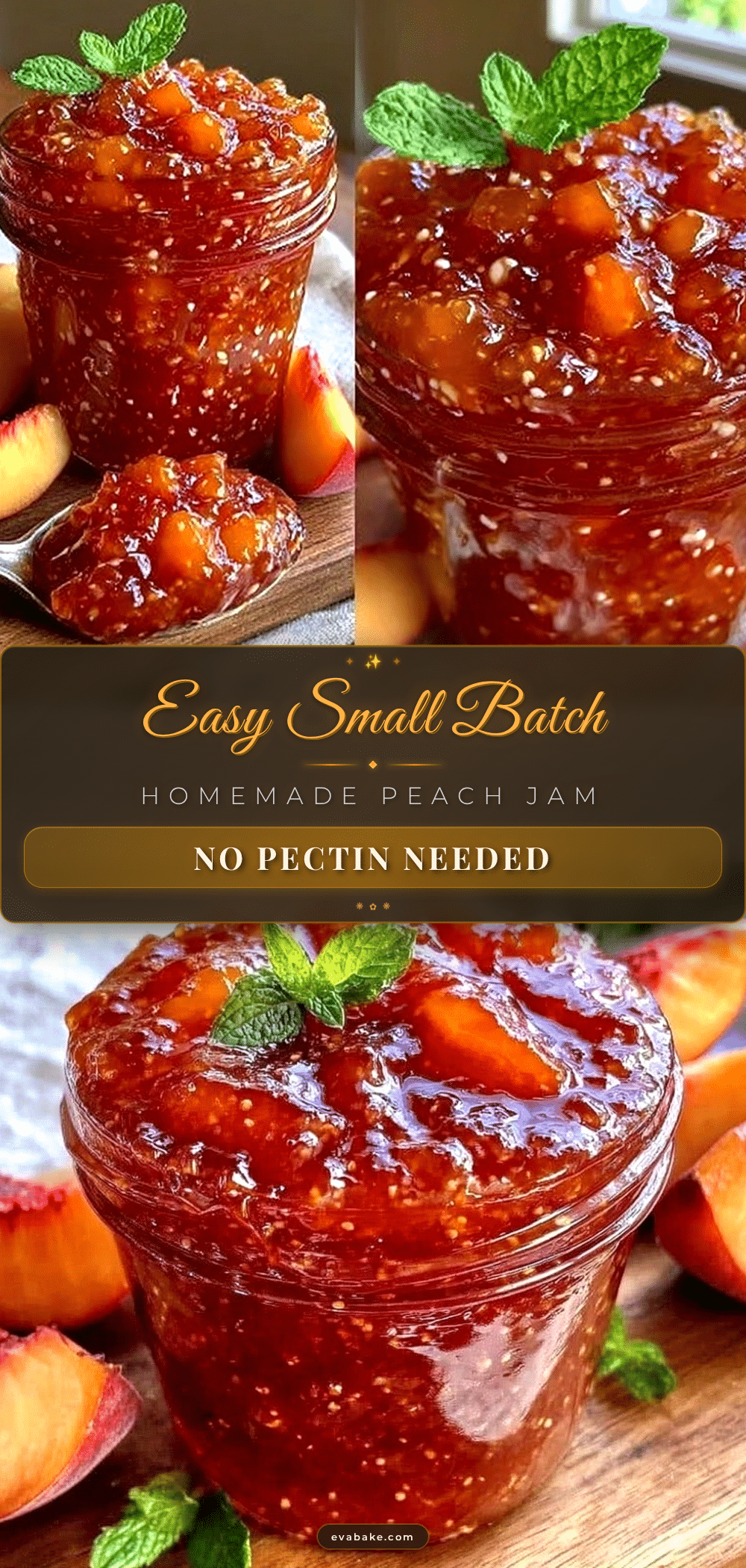 easy homemade peach jam recipe