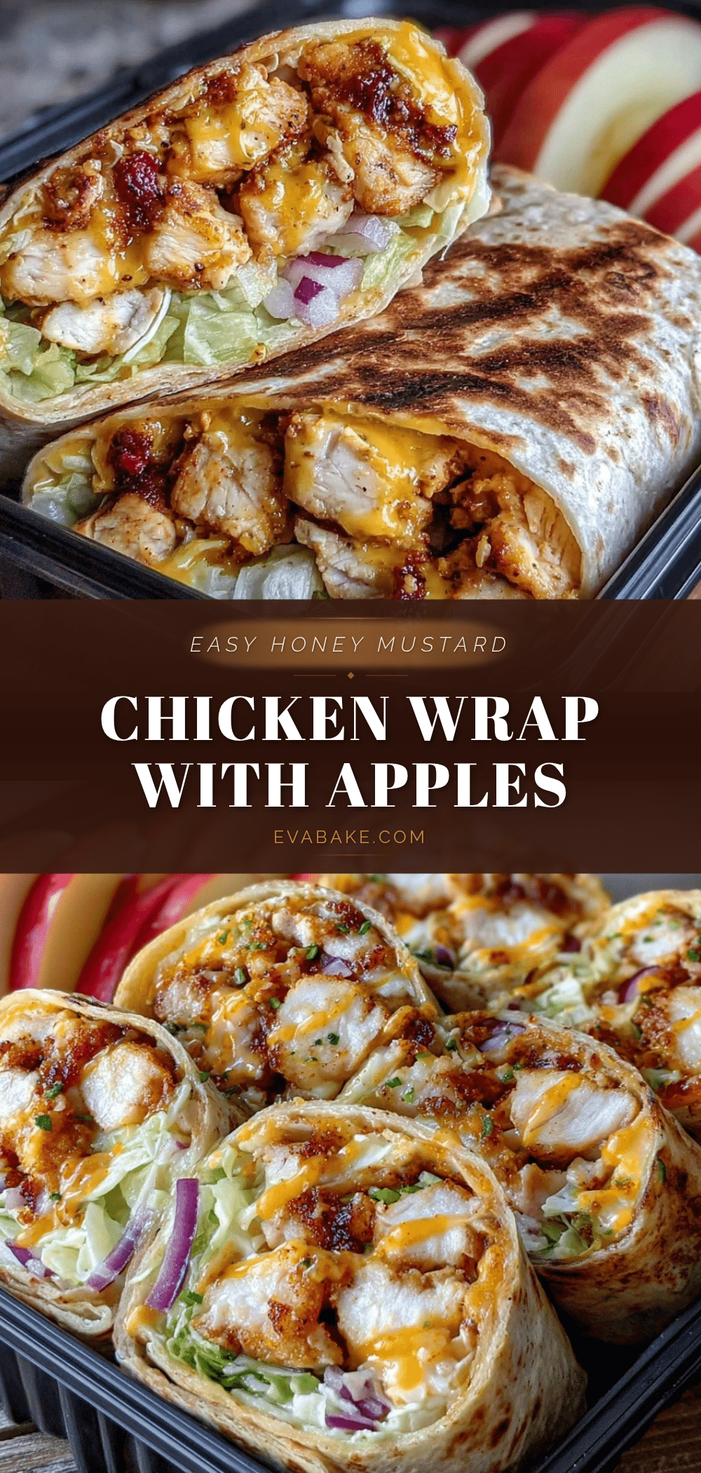 easy honey mustard chicken wrap recipe