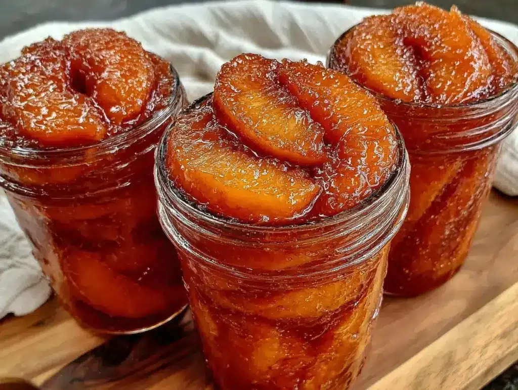 easy sweet canning fresh peaches - featured image