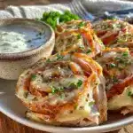easy turkey cheese roll-ups - featured image