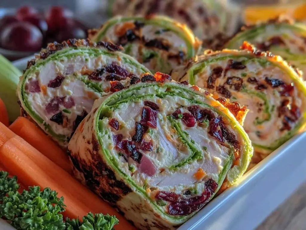 easy turkey pinwheels - featured image