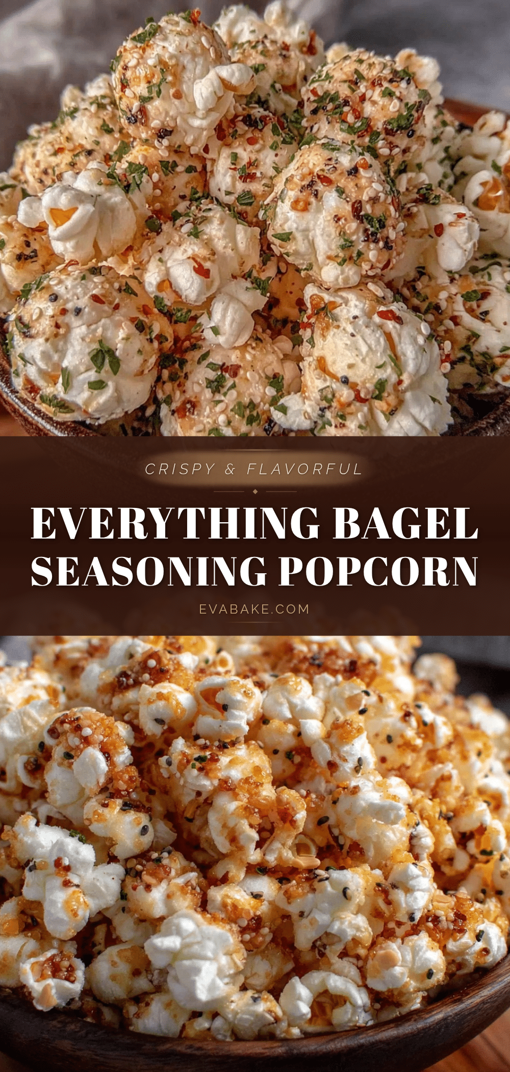 everything bagel seasoning popcorn recipe