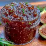 fig and balsamic rosemary jam - featured image