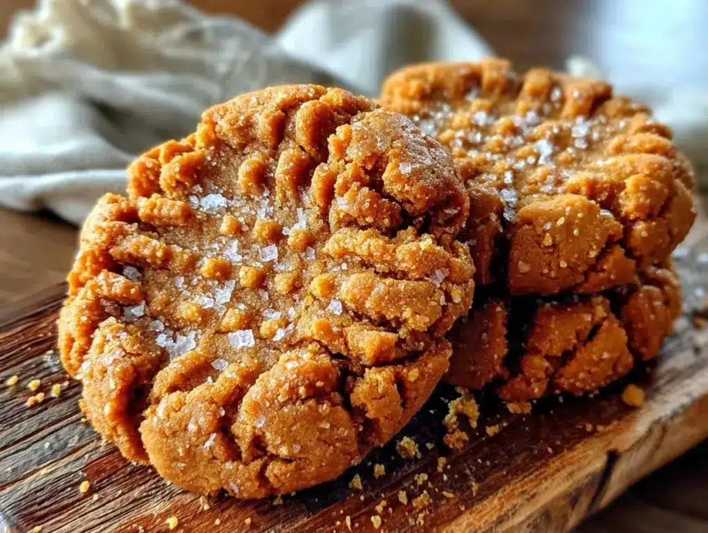 flourless peanut butter cookies - featured image