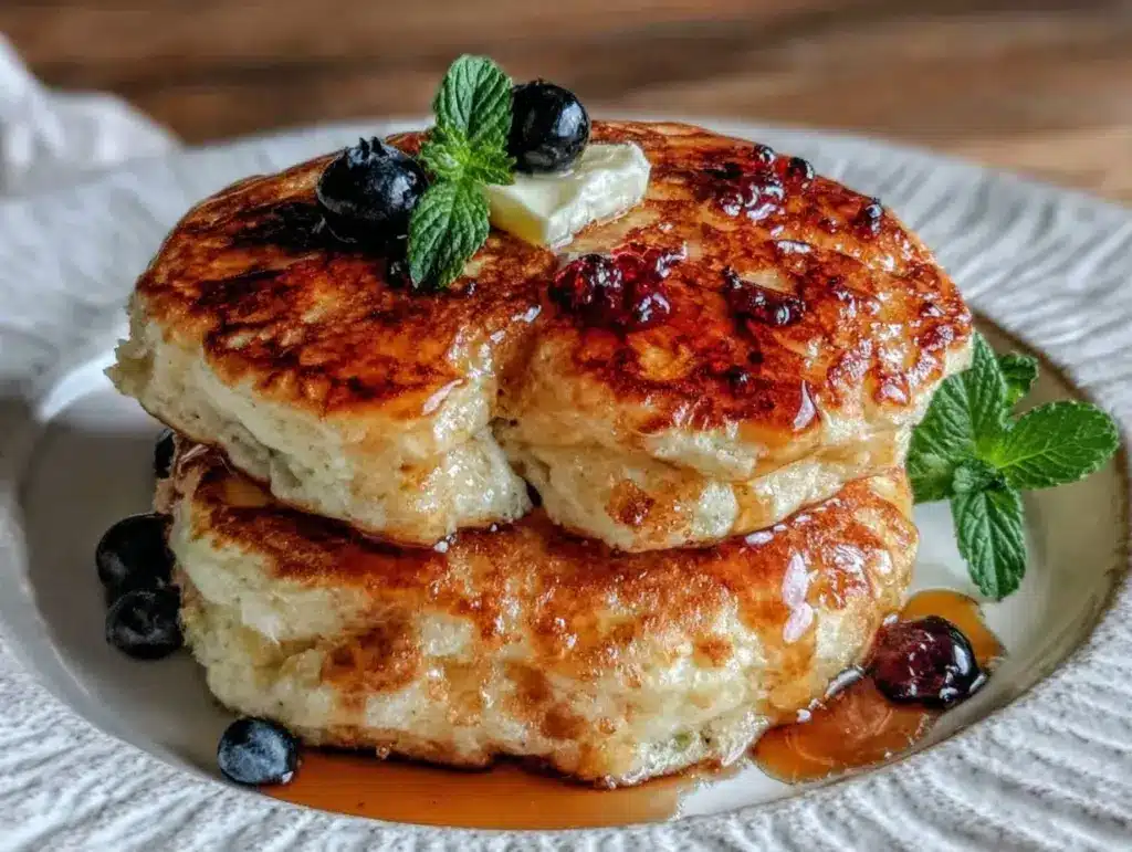 fluffy buttermilk pancakes - featured image