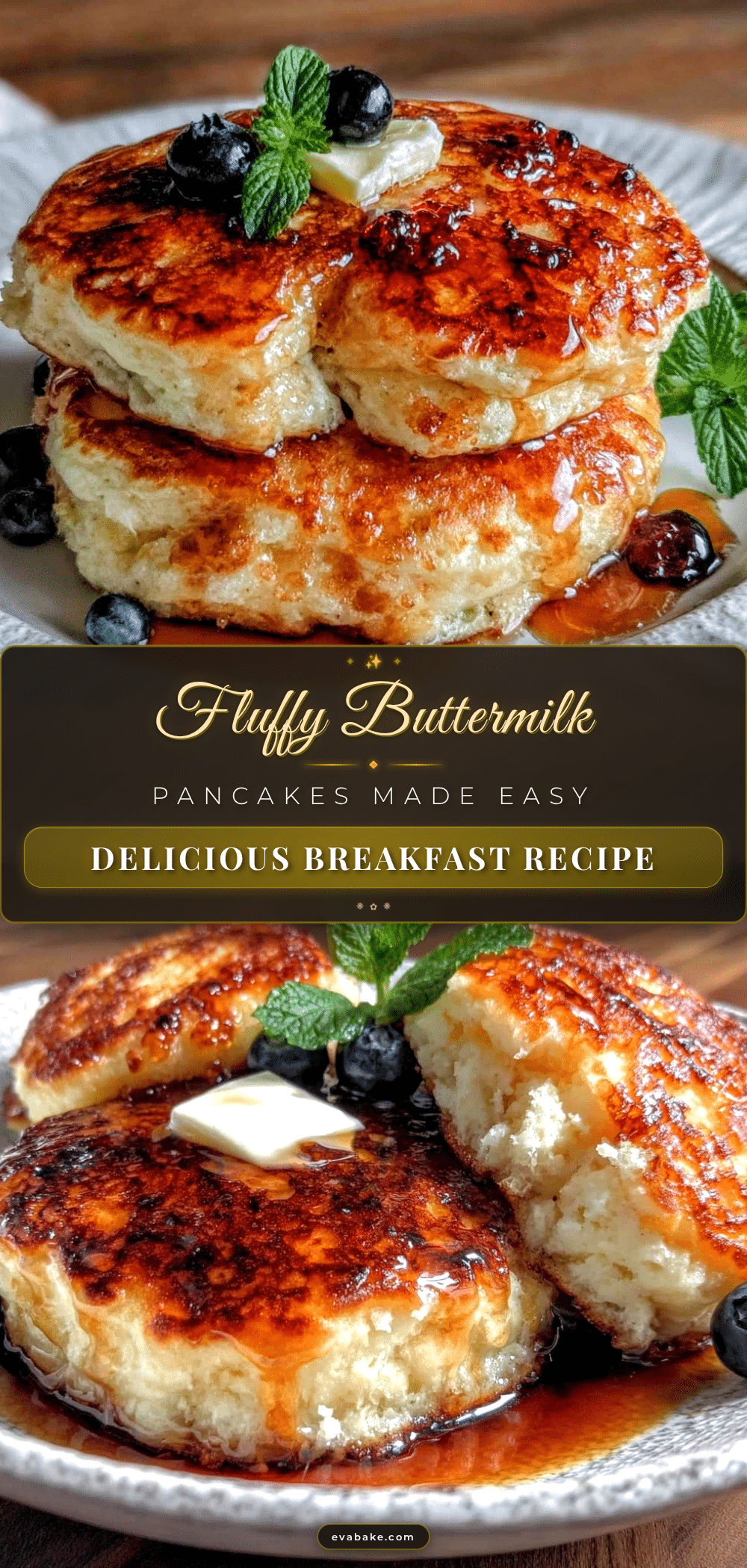 fluffy buttermilk pancakes recipe