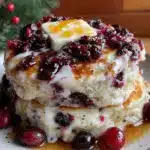 fluffy huckleberry pancakes - featured image