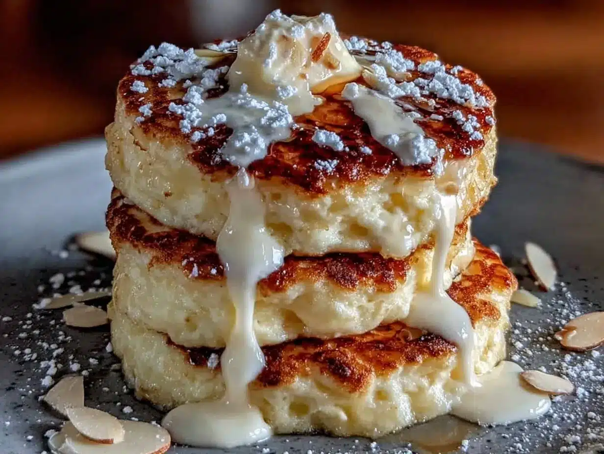 fluffy Japanese soufflé pancakes preparation steps