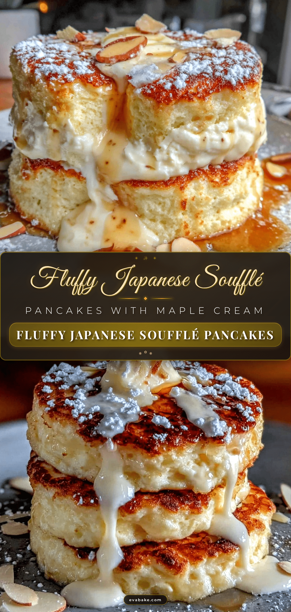 fluffy Japanese soufflé pancakes recipe