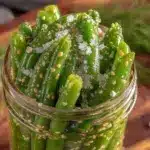 fresh dilly beans pickled green beans - featured image