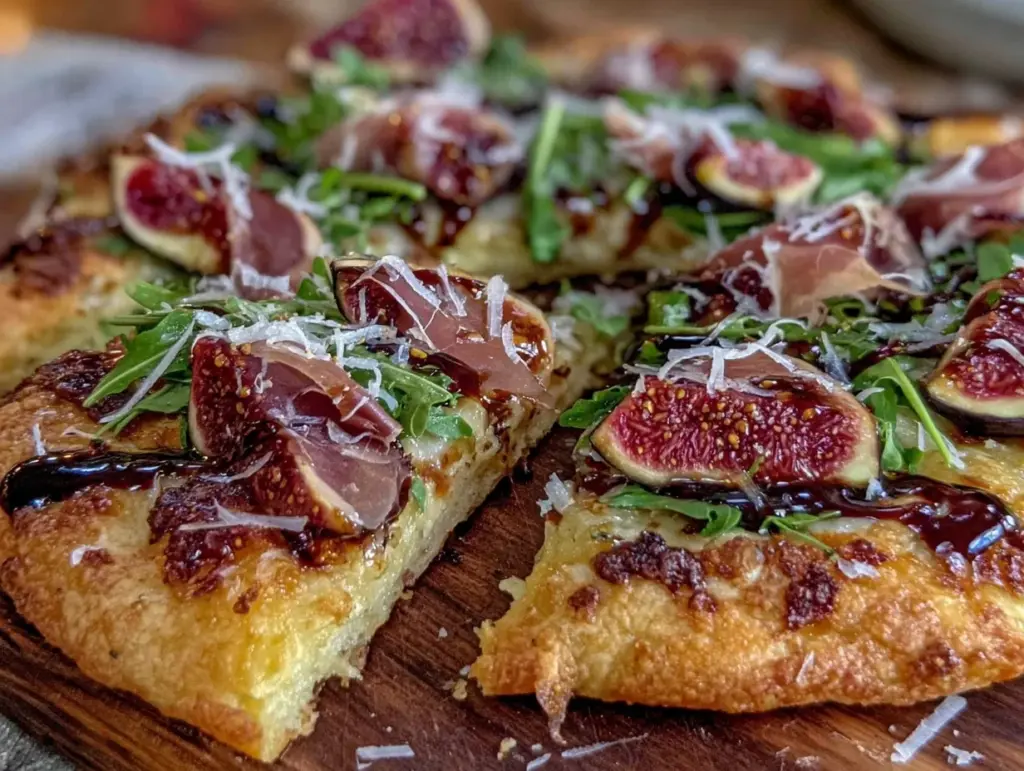 fresh fig prosciutto pizza - featured image